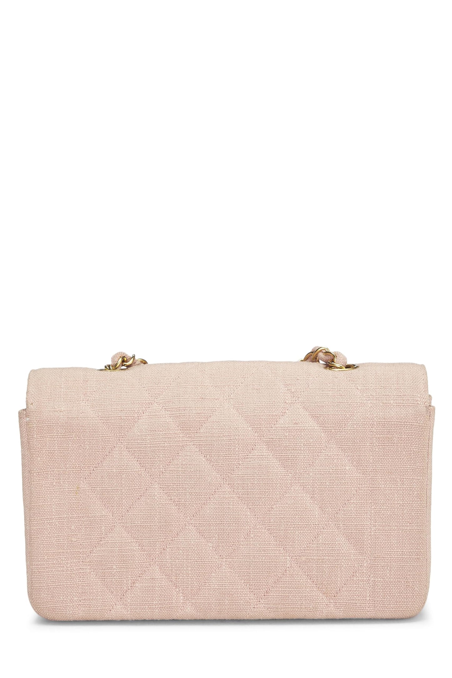 Chanel, Pink Linen Diana Flap Small, Pink