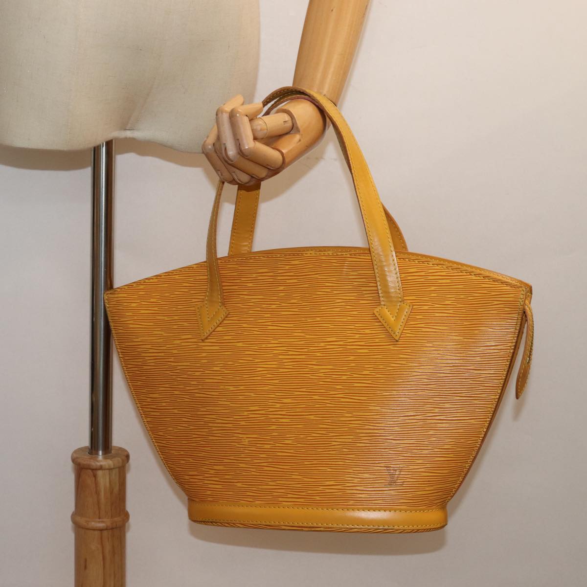 LOUIS VUITTON Epi Saint Jacques Hand Bag Yellow M52279 LV 82426