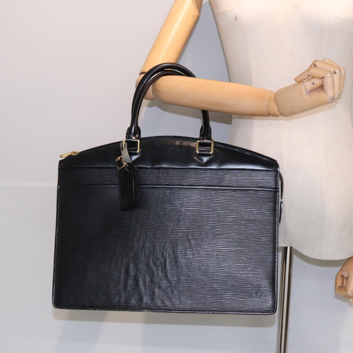 LOUIS VUITTON Epi Riviera Hand Bag Noir Black M48182 LV 82782