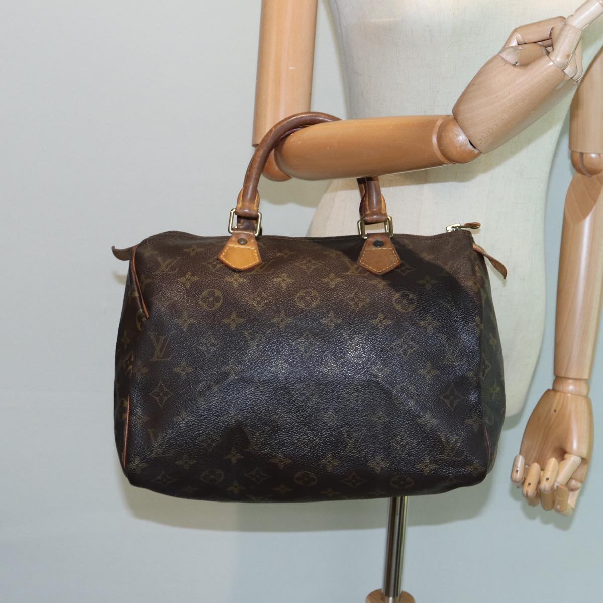 LOUIS VUITTON Monogram Speedy 30 Hand Bag M41526 LV 82787