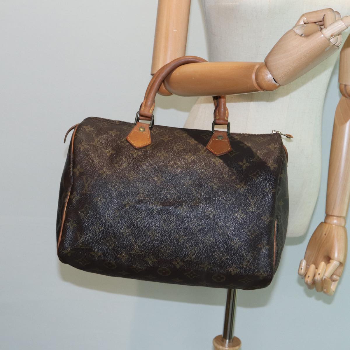 LOUIS VUITTON Monogram Speedy 30 Hand Bag M41526 LV 82788