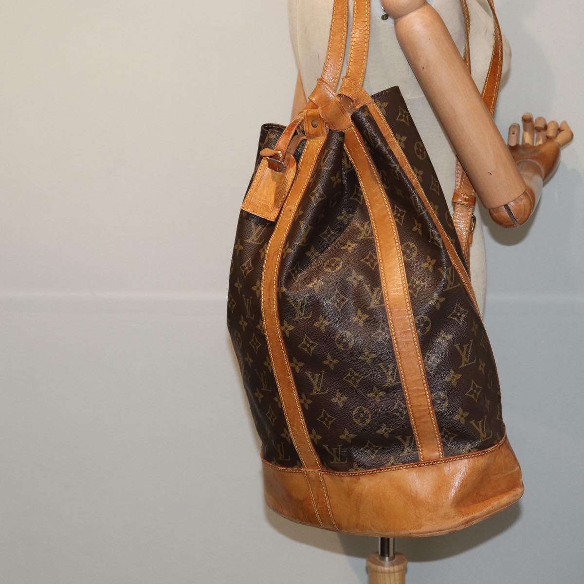 LOUIS VUITTON Monogram Randonnee GM Shoulder Bag M42244 LV 82807