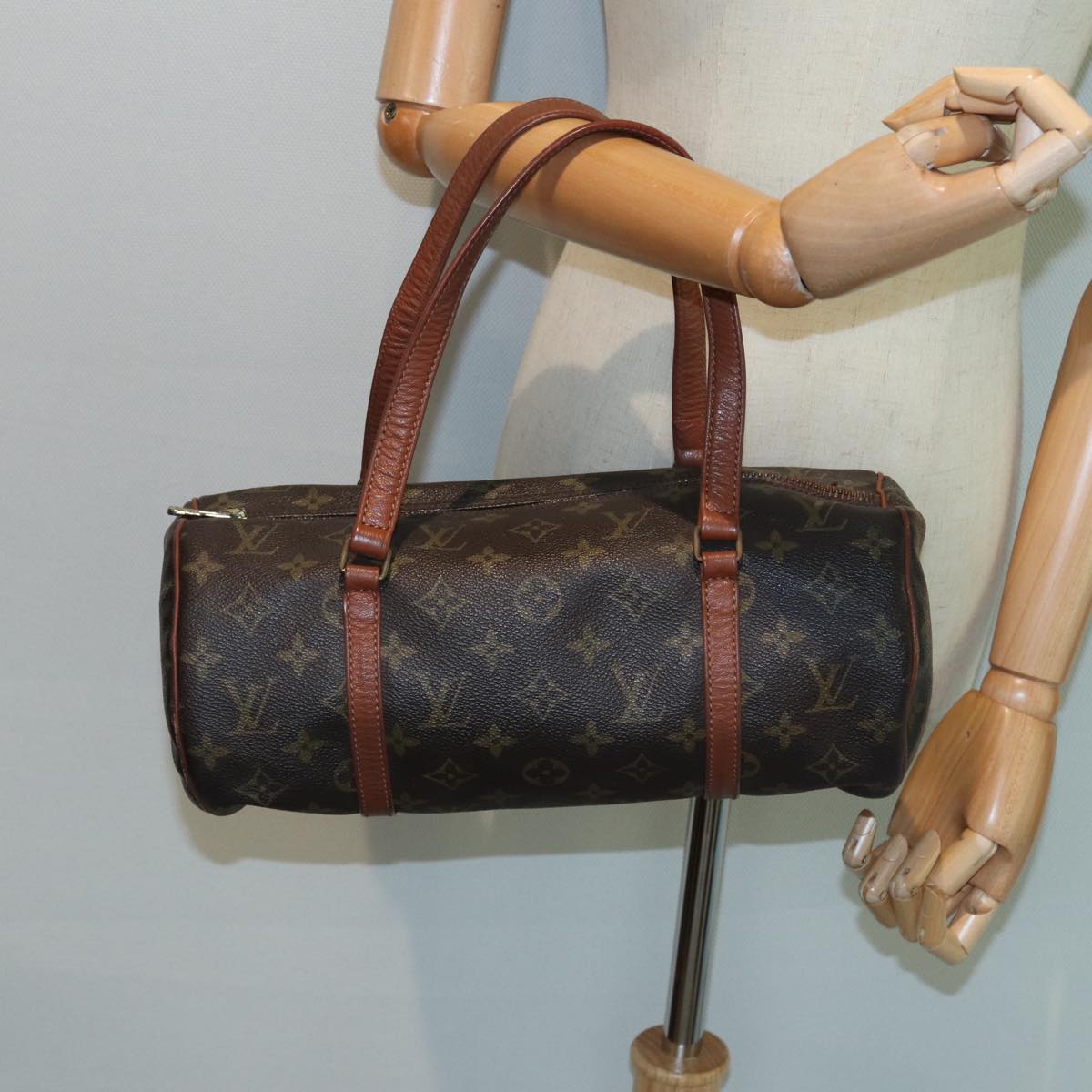 LOUIS VUITTON Monogram Papillon 30 Hand Bag M51385 LV 82848