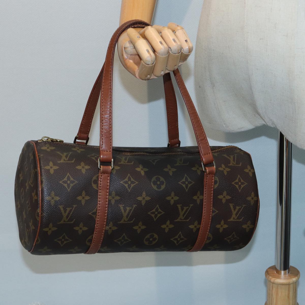 LOUIS VUITTON Monogram Papillon 30 Hand Bag M51385 LV 82945