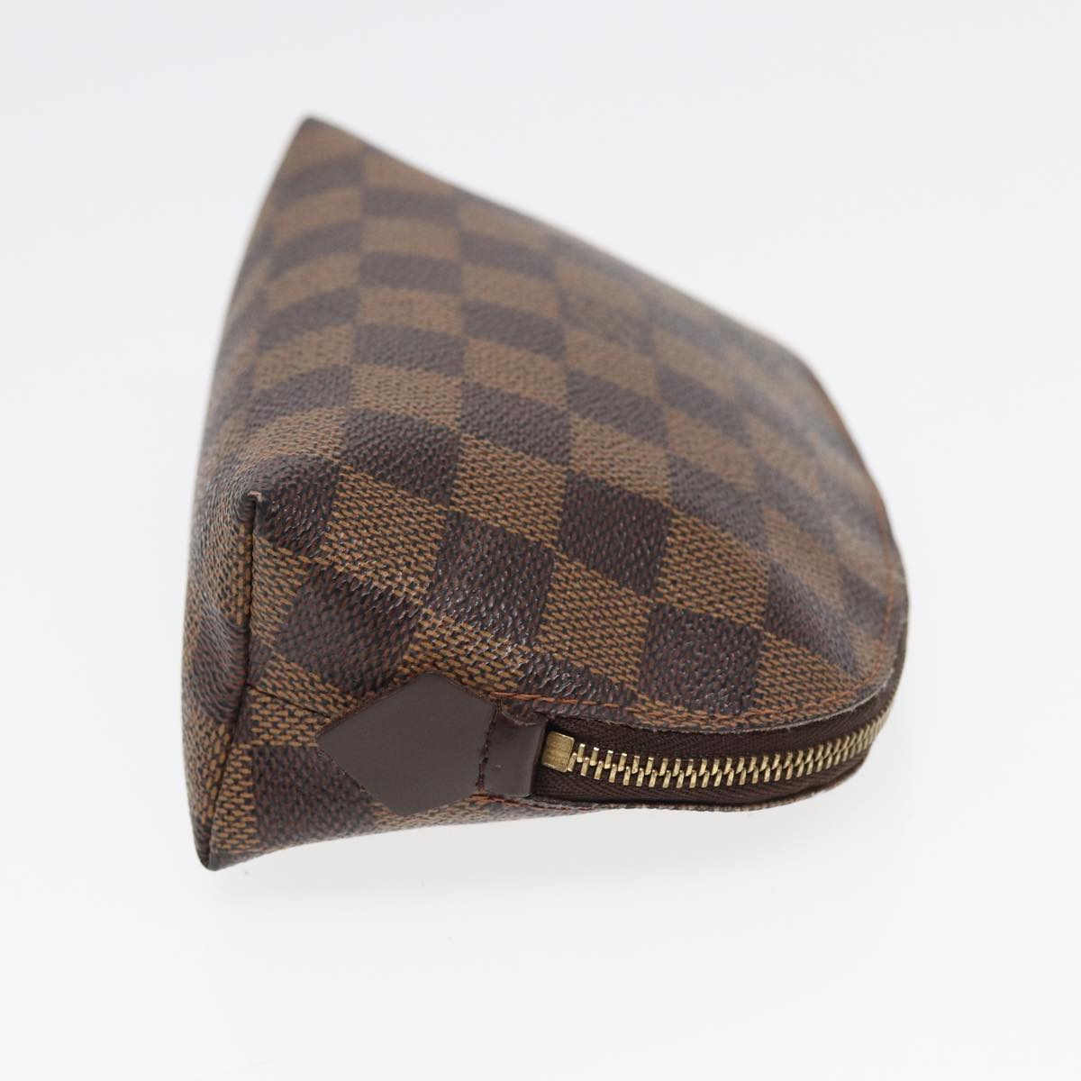 LOUIS VUITTON Damier Ebene Pochette Cosmetic PM Pouch N47516 LV 82978