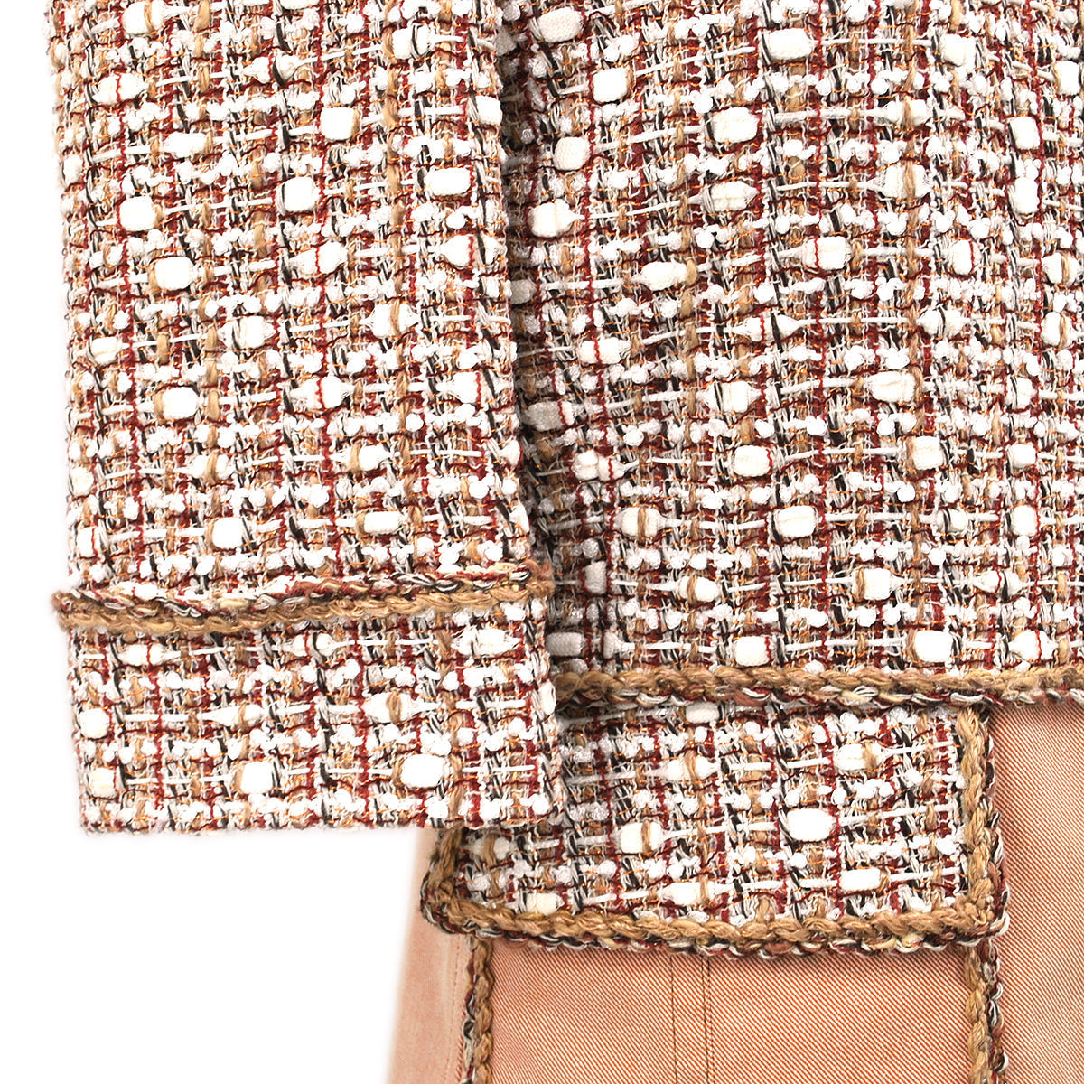 Luxury Chanel 2006 Spring panelled tweed dress #38