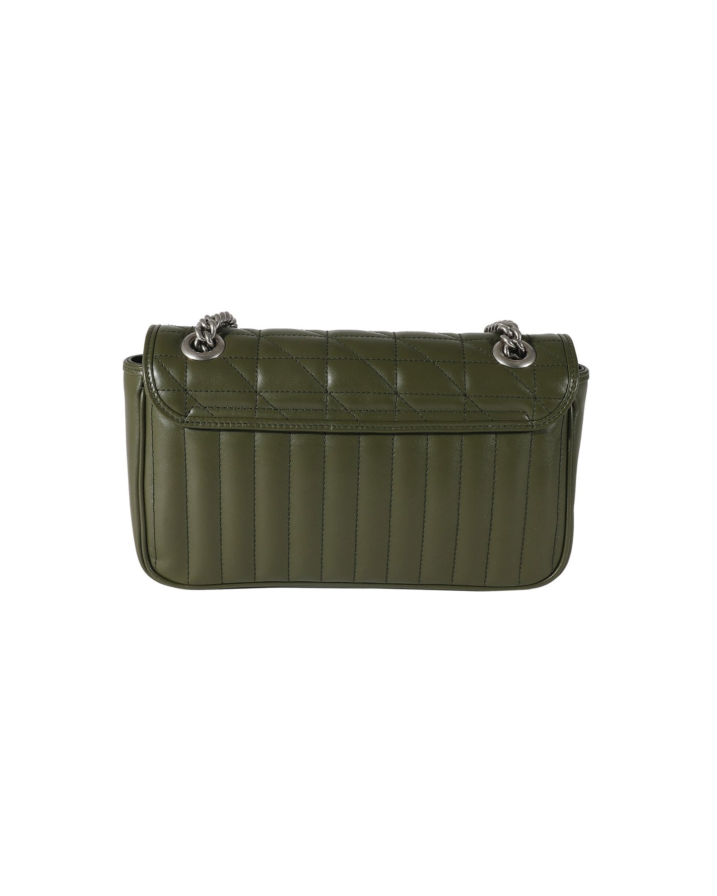 Luxury Gucci Trending 2025 Forest Green Calfskin Aria GG Small Marmont Bag