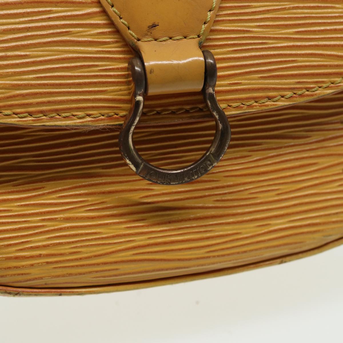 LOUIS VUITTON Epi Saint Cloud PM Shoulder Bag Yellow M52219 LV 83031