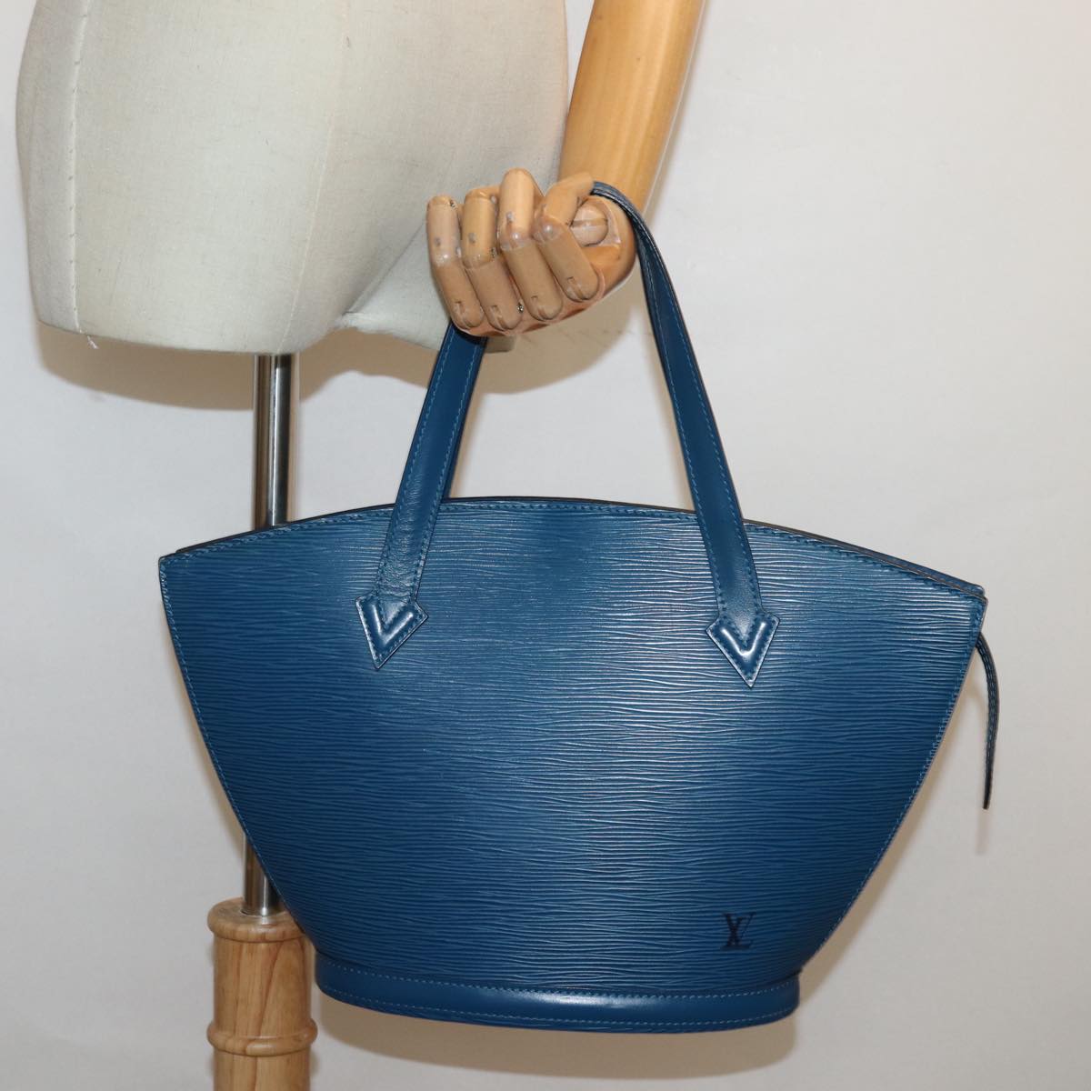 LOUIS VUITTON Epi Saint Jacques Shoulder Bag Blue M52275 LV 83121