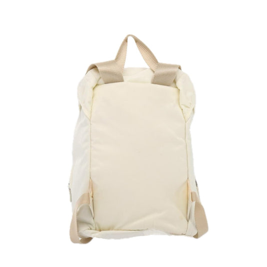 Luxury Prada Backpack Nylon White 83158