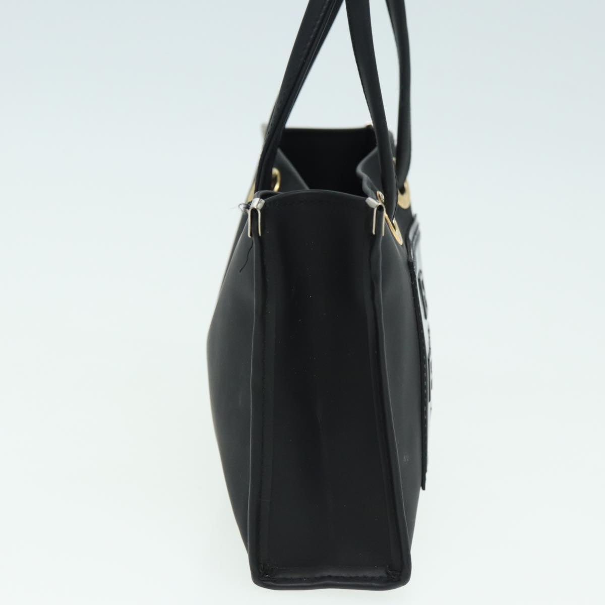 Luxury Fendi Hand Pouch Vinyl Black83410