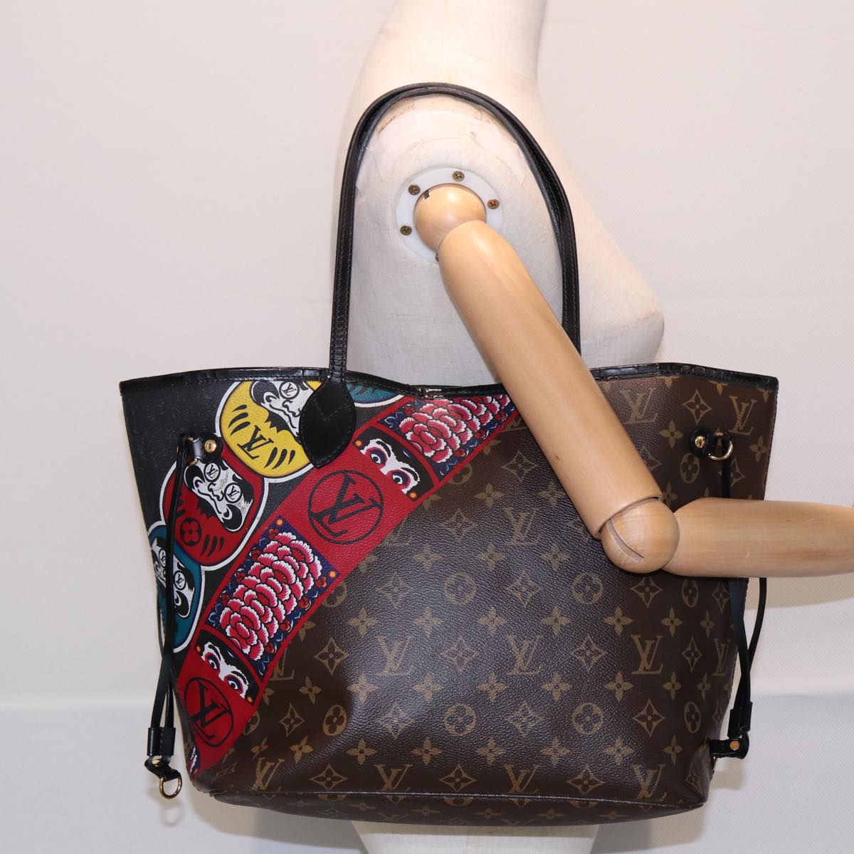 LOUIS VUITTON Monogram Yamamoto Hirosai Neverfull MM Tote Bag M43499 83570A