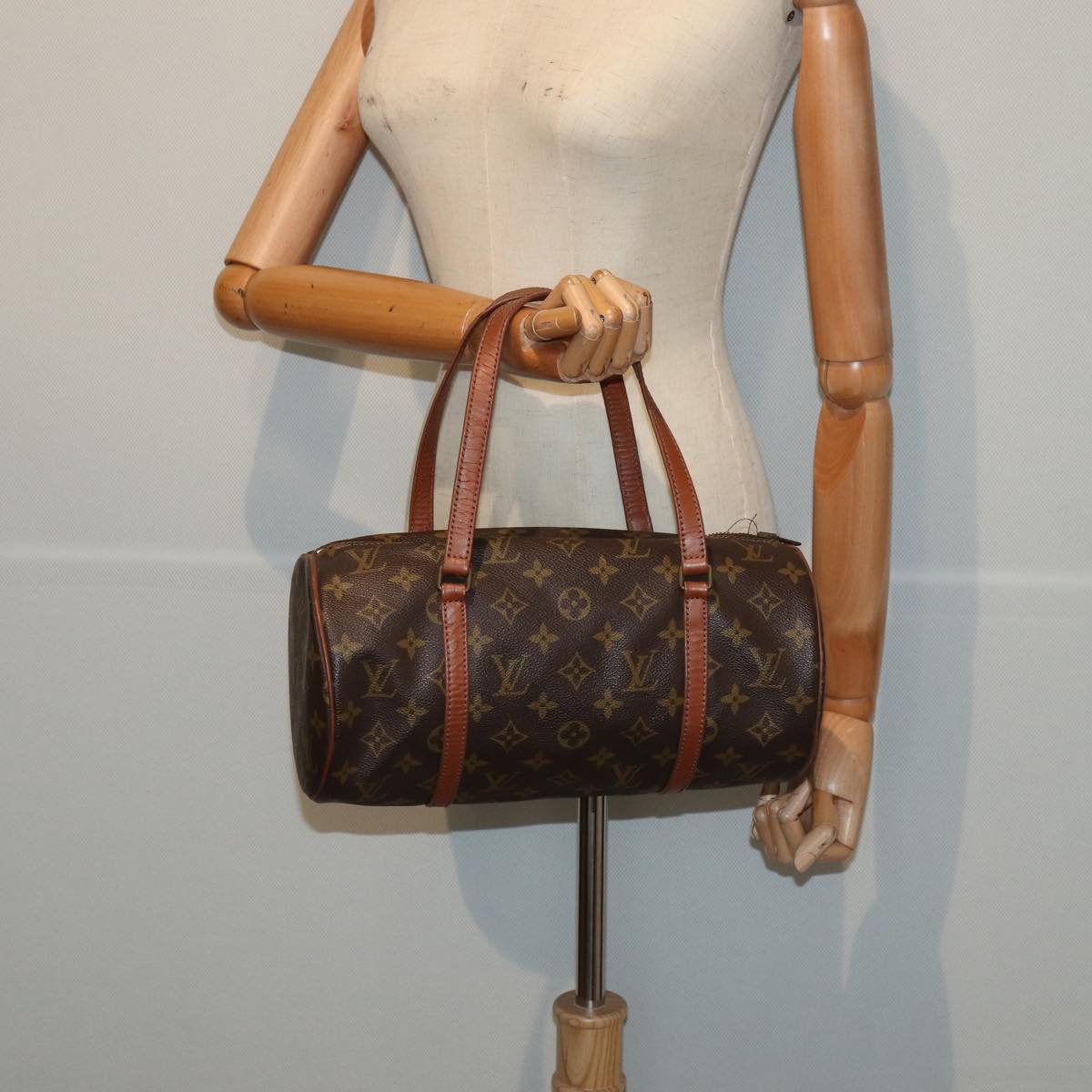 LOUIS VUITTON Monogram Papillon 30 Hand Bag M51385 LV 83612