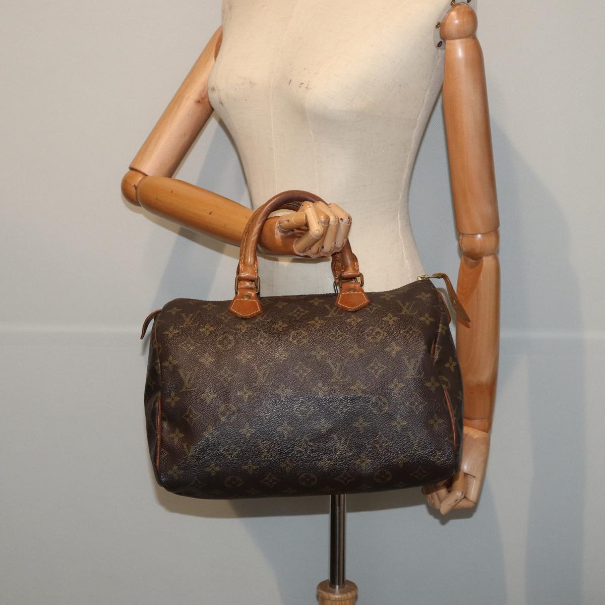 LOUIS VUITTON Monogram Speedy 30 Hand Bag M41526 LV 83645