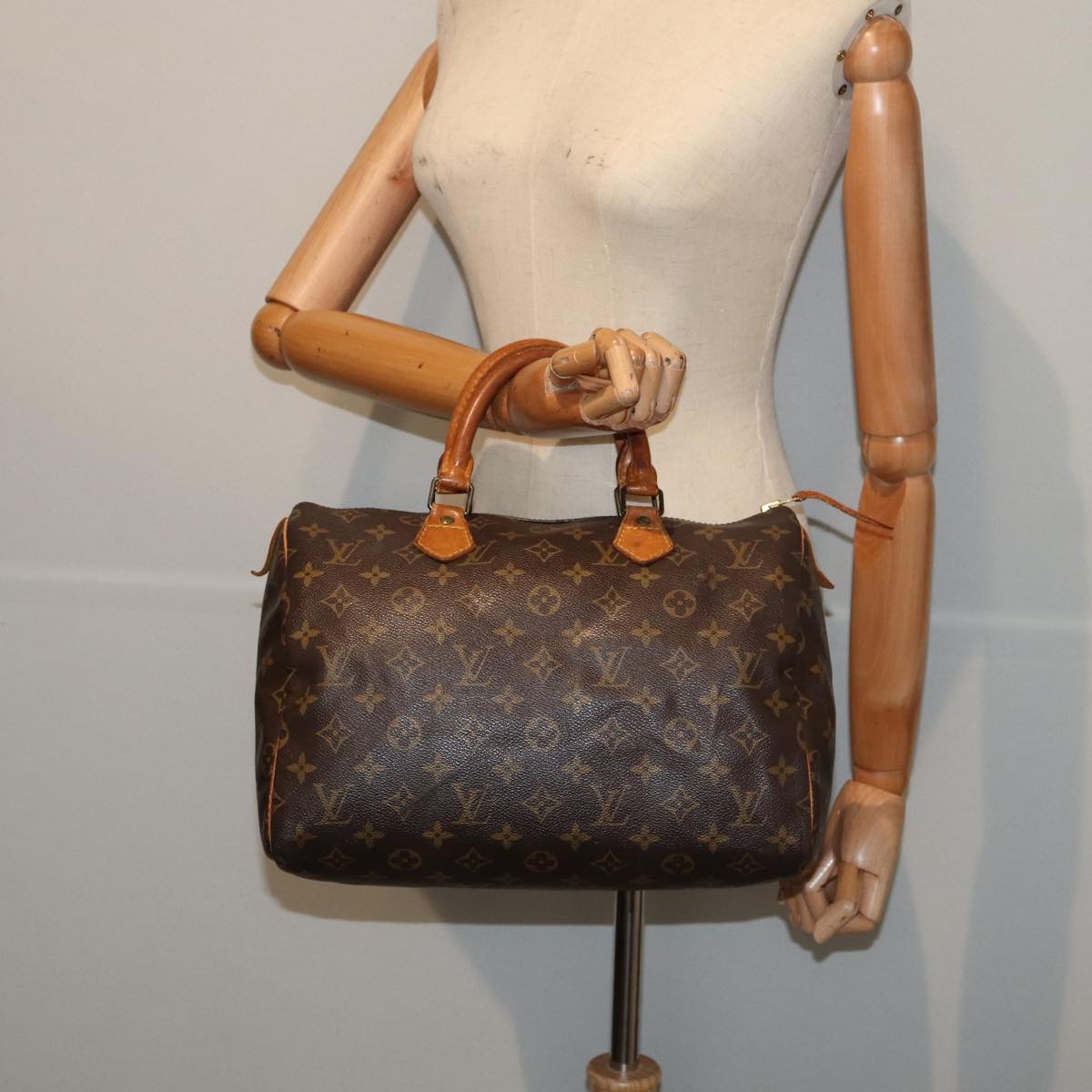 LOUIS VUITTON Monogram Speedy 30 Hand Bag M41526 LV 83649