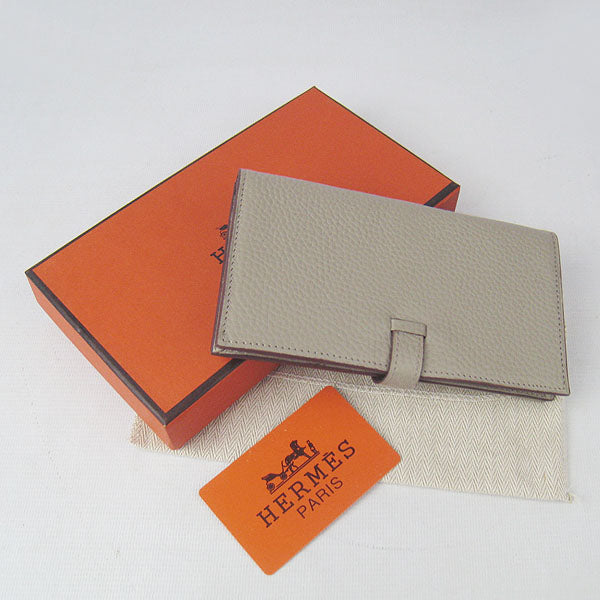 Luxury Hermes Wallet H015 Wallet Grey