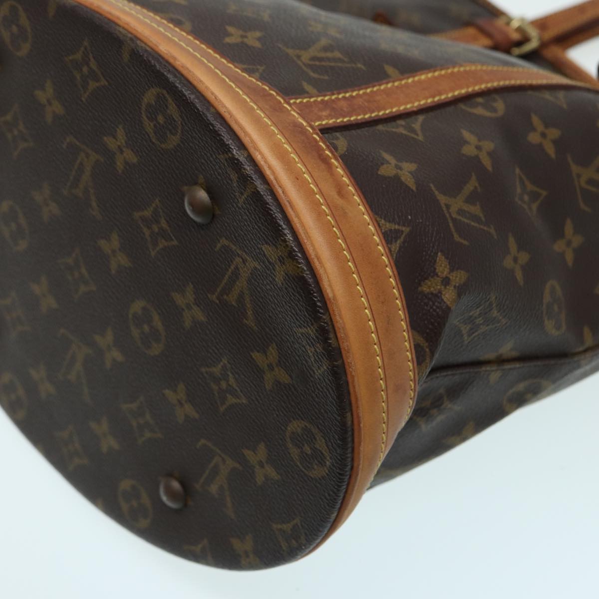 LOUIS VUITTON Monogram Bucket GM Shoulder Bag M42236 LV 83901