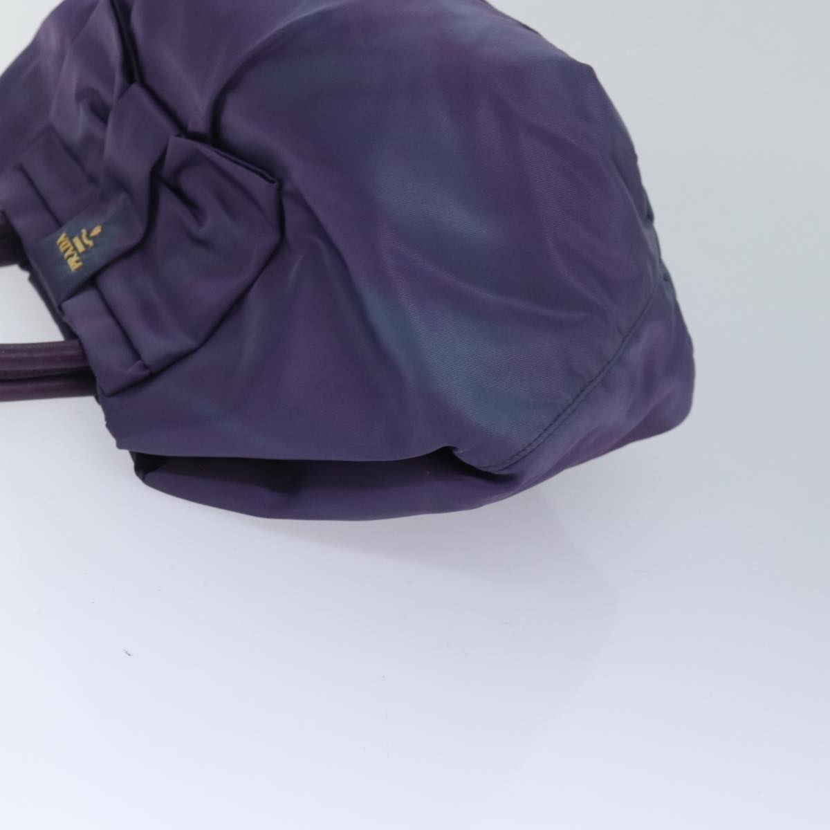 Luxury Prada Hand Bag Nylon Purple 83954