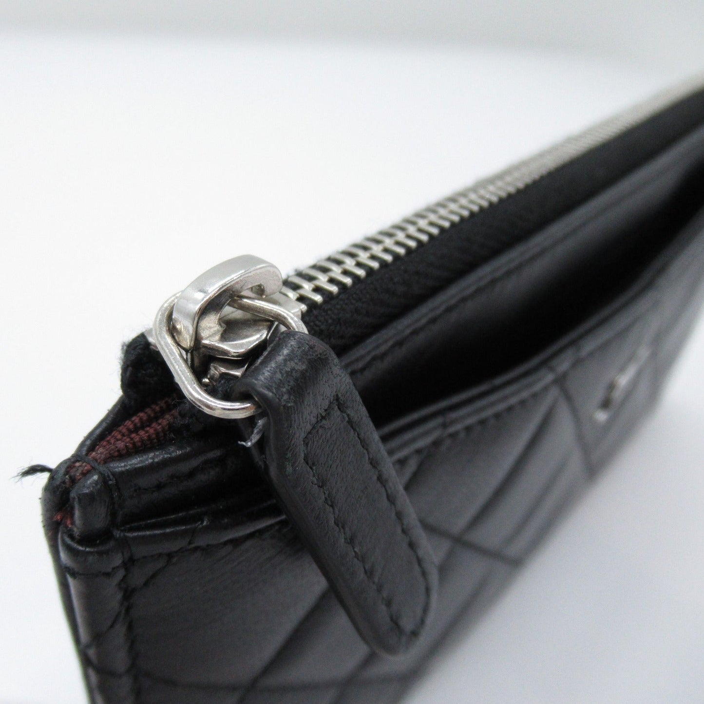 Chanel Matrasse Flap Pouch Bag Women's Black AP0227