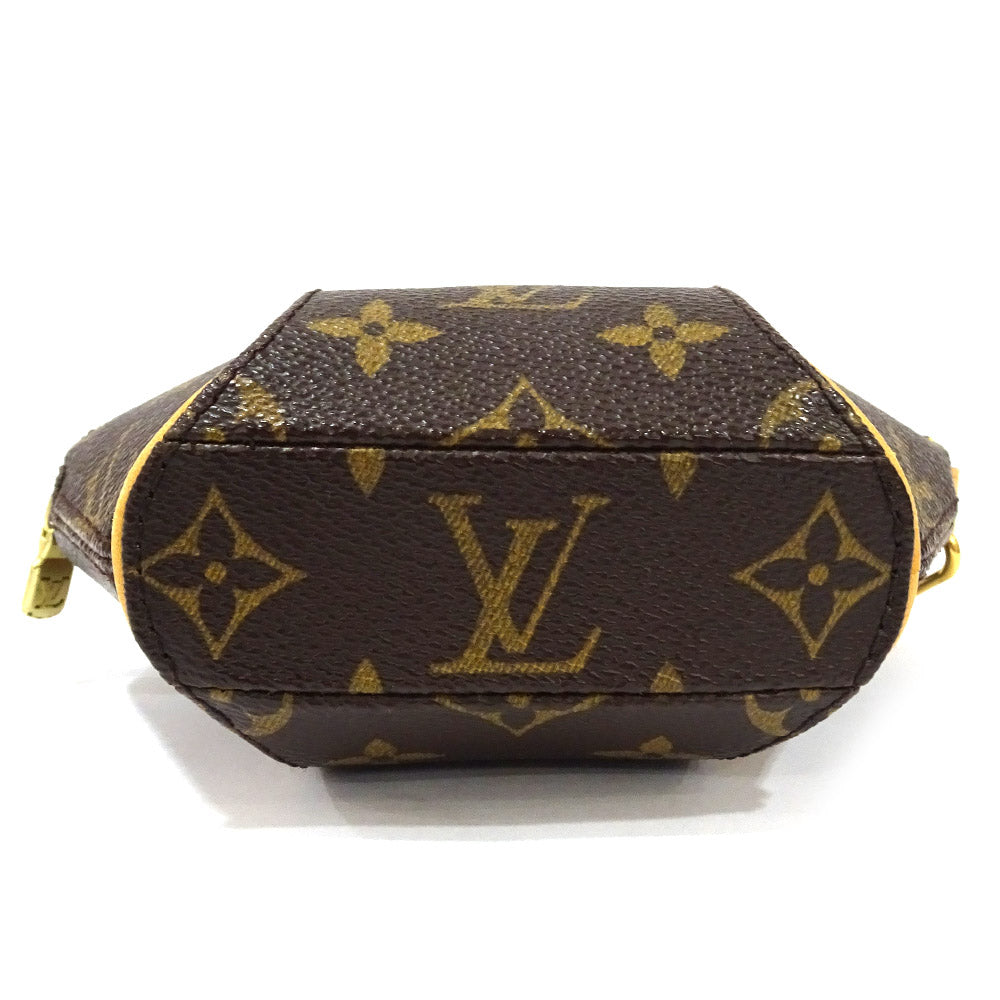 Louis Vuitton Mini Ellipse M51129 Monogram Pouch Backpack Brown Leather