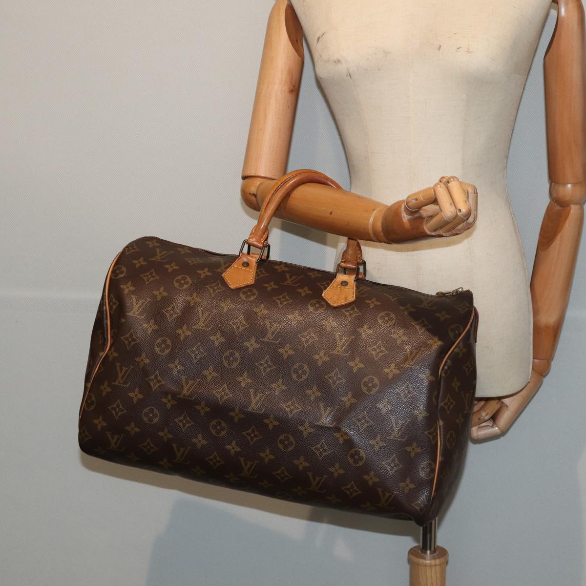 LOUIS VUITTON Monogram Speedy 40 Hand Bag M41522 LV 84015