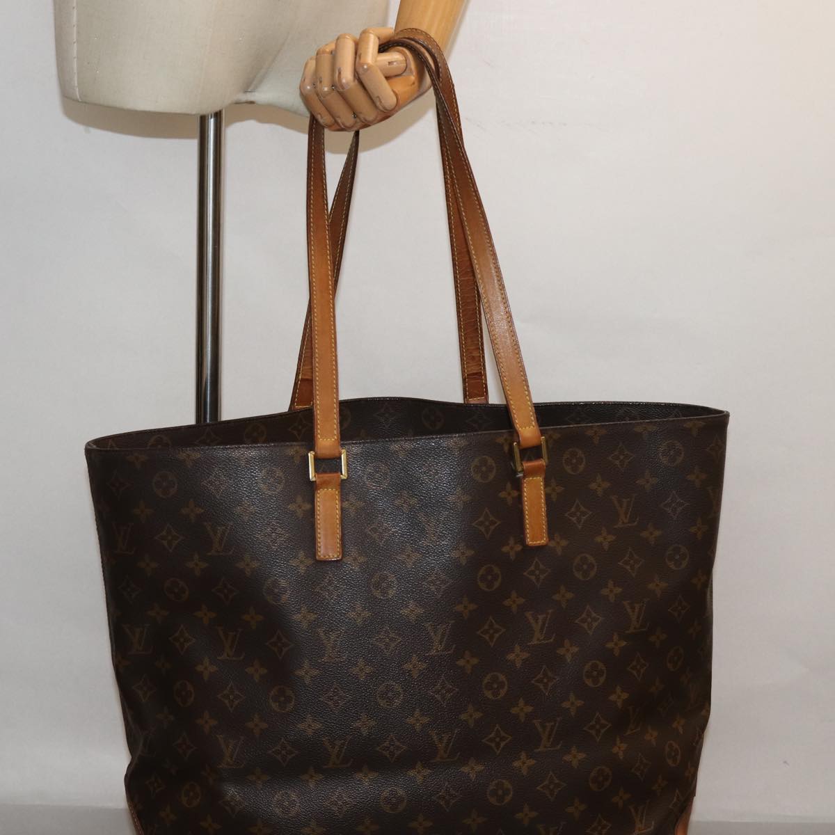 LOUIS VUITTON Monogram Cabas Alto Tote Bag M51152 LV 84164