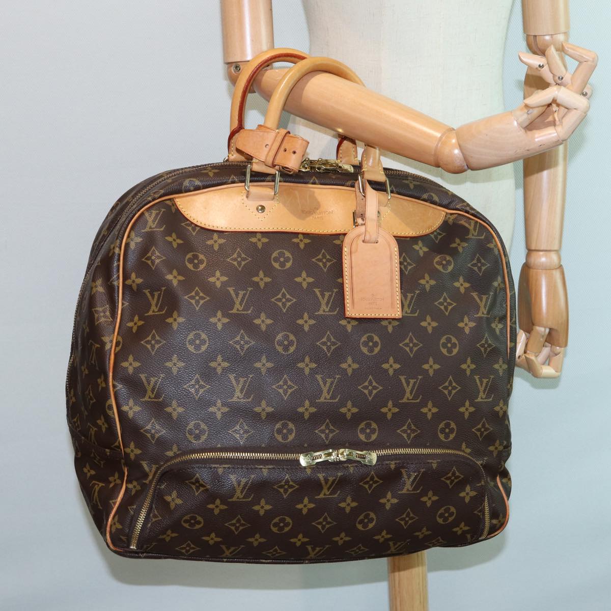 LOUIS VUITTON Monogram Evasion Boston Bag M41443 LV 84398