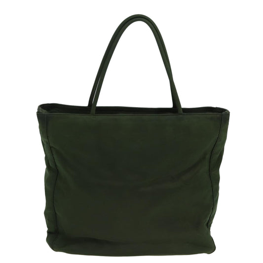 Luxury Prada Tote Bag Nylon Khaki 84451