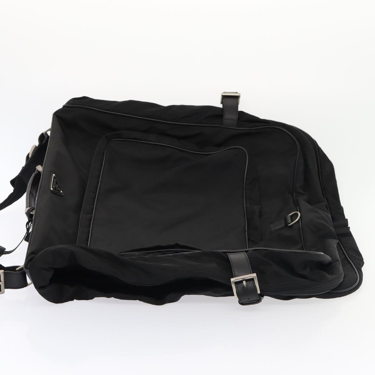 Luxury Prada Garment Cover Nylon Black Silver 84549