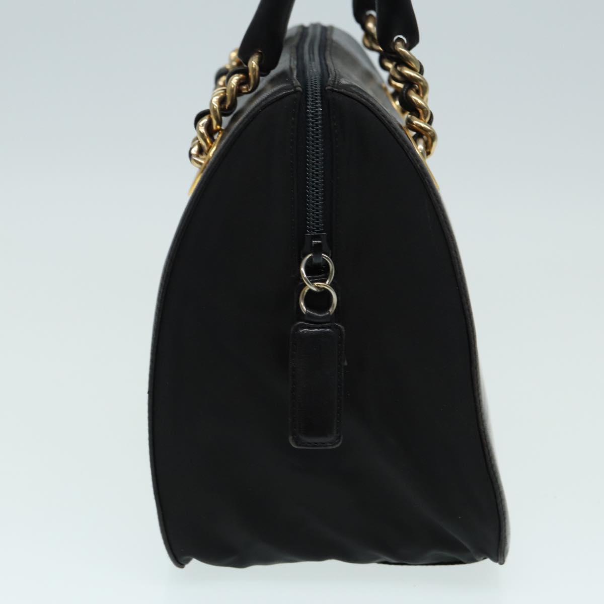 Luxury Prada Hand Bag Leather Black 84593