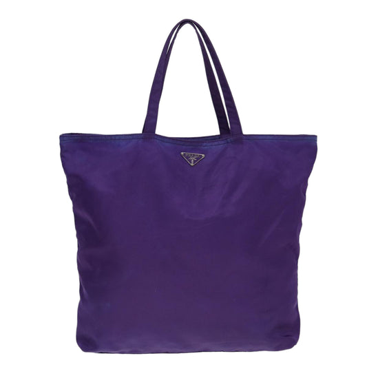 Luxury Prada Tote Bag Nylon Purple 85052