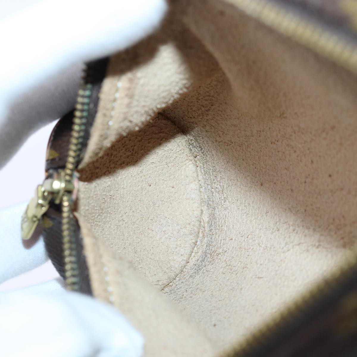 LOUIS VUITTON Monogram Trousse Rondo Pouch M47630 LV 85164
