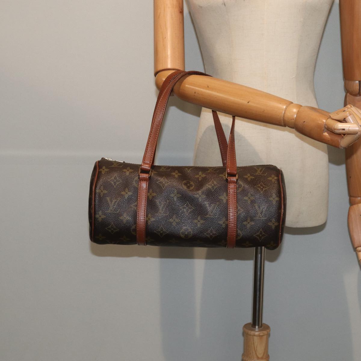 LOUIS VUITTON Monogram Papillon 30 Hand Bag M51385 LV 85201