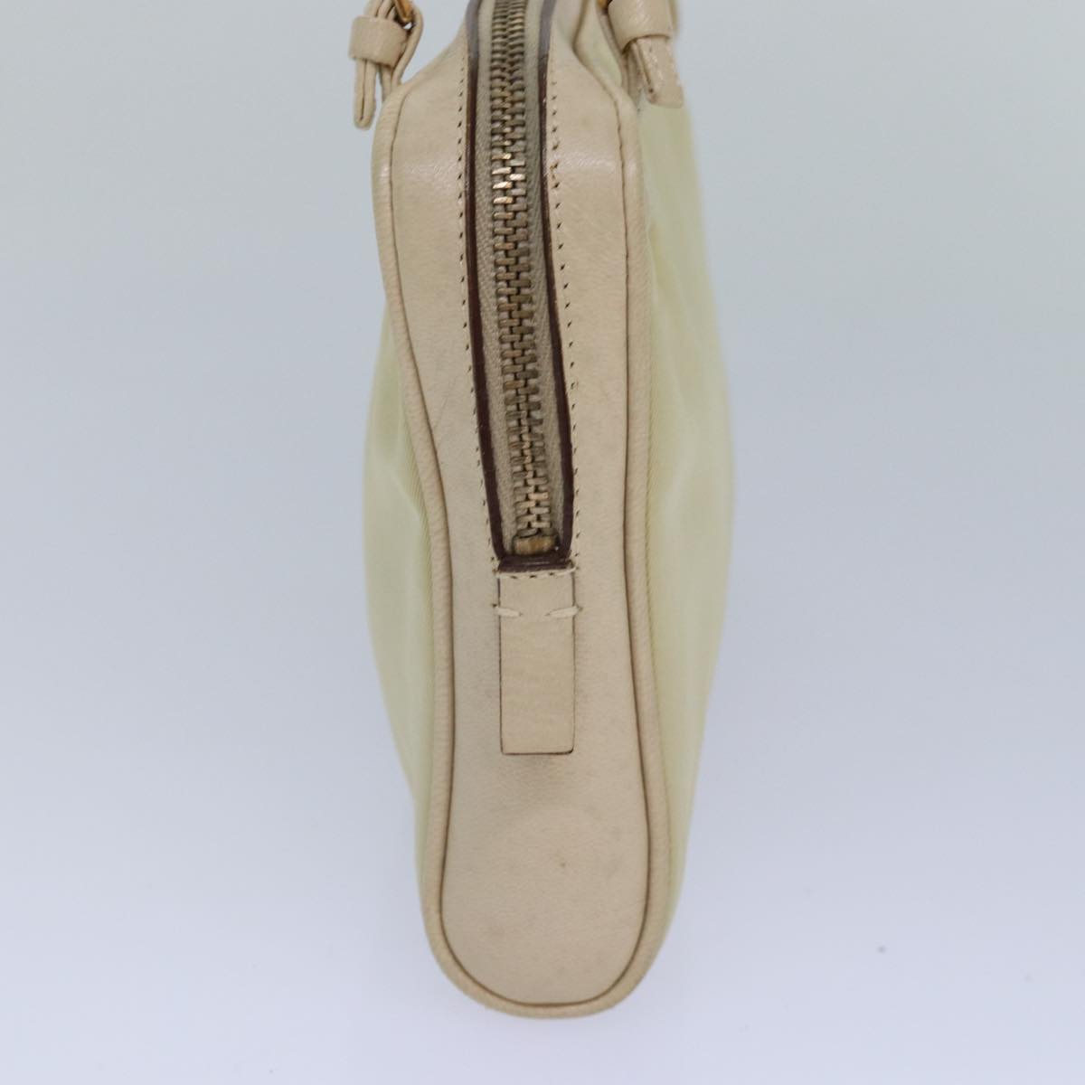 Luxury Prada Hand Bag Nylon Gold Beige 85224