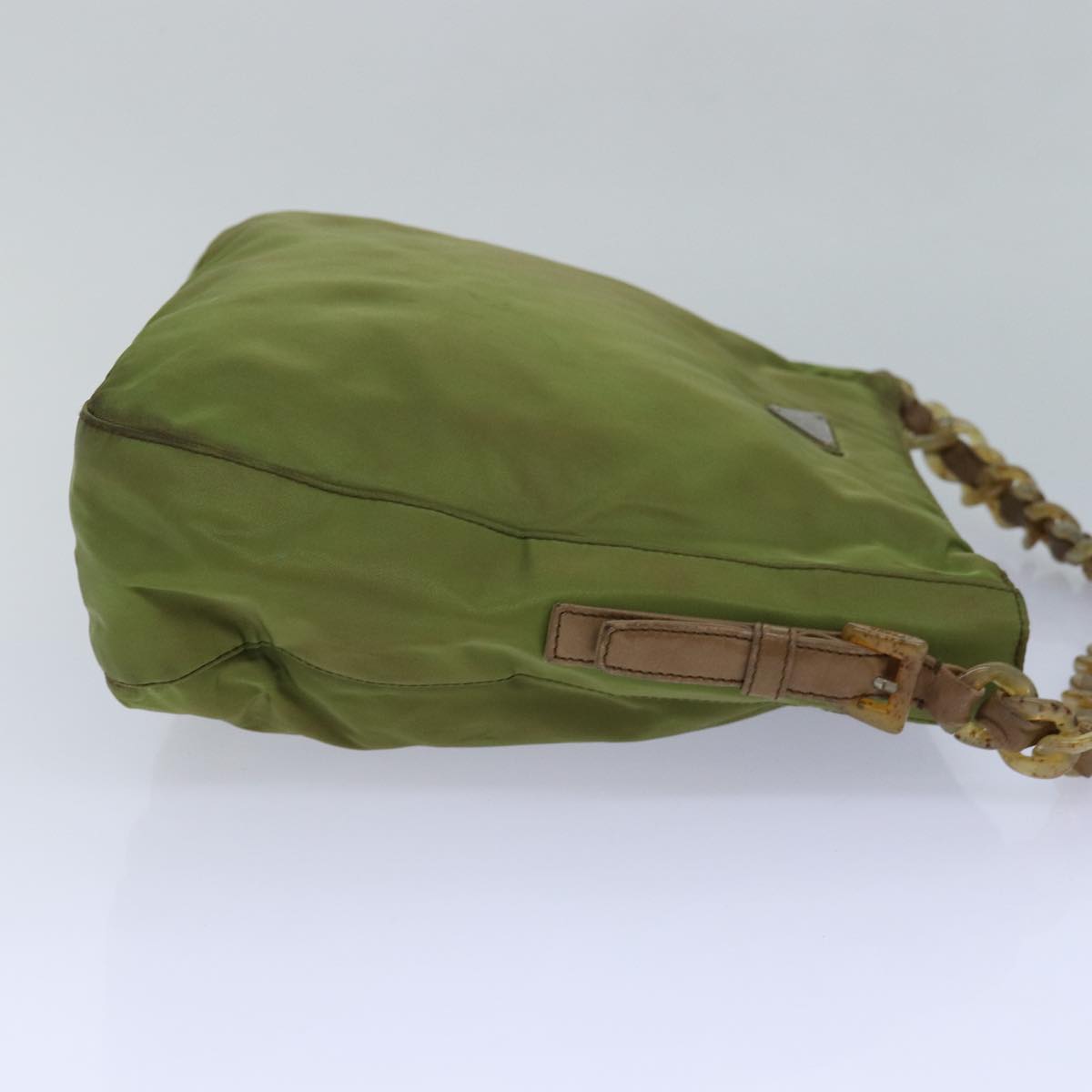 Luxury Prada Shoulder Bag Nylon Khaki 85288