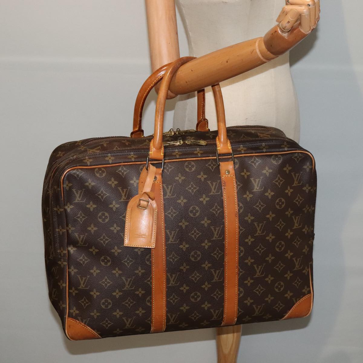 LOUIS VUITTON Monogram Sac 24 Earl Boston Bag M41387 LV 85552