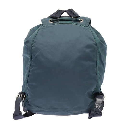 Luxury Prada Backpack Nylon Blue Silver 85634