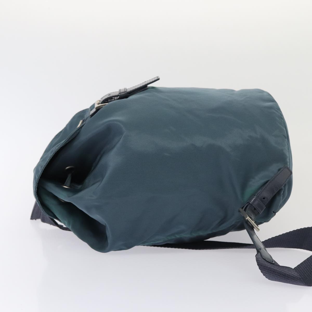Luxury Prada Backpack Nylon Blue Silver 85634