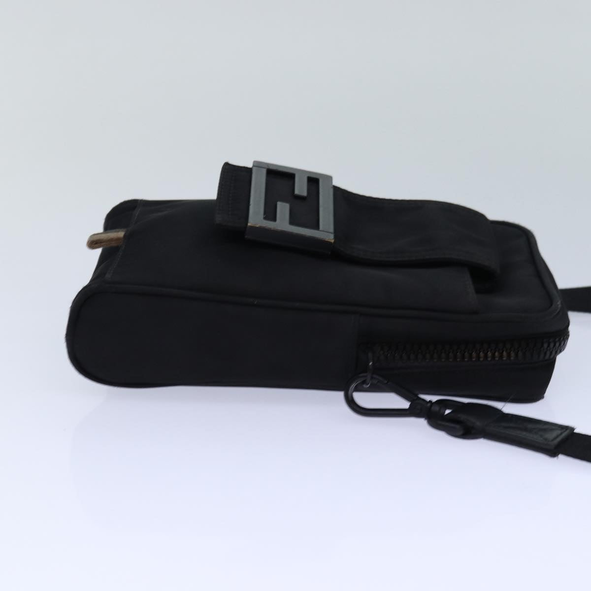 Luxury Fendi Shoulder Bag Nylon Black85694