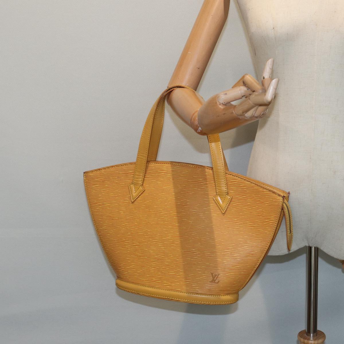 LOUIS VUITTON Epi Saint Jacques Hand Bag Yellow M52279 LV 86065