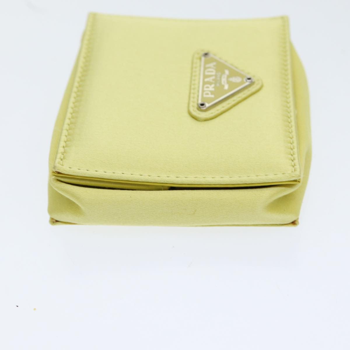 Luxury Prada Coin Purse Nylon Yellow M634 86325