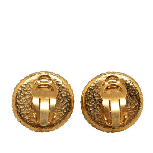 Chanel Vintage Coco Milgreen Earring G Chanel