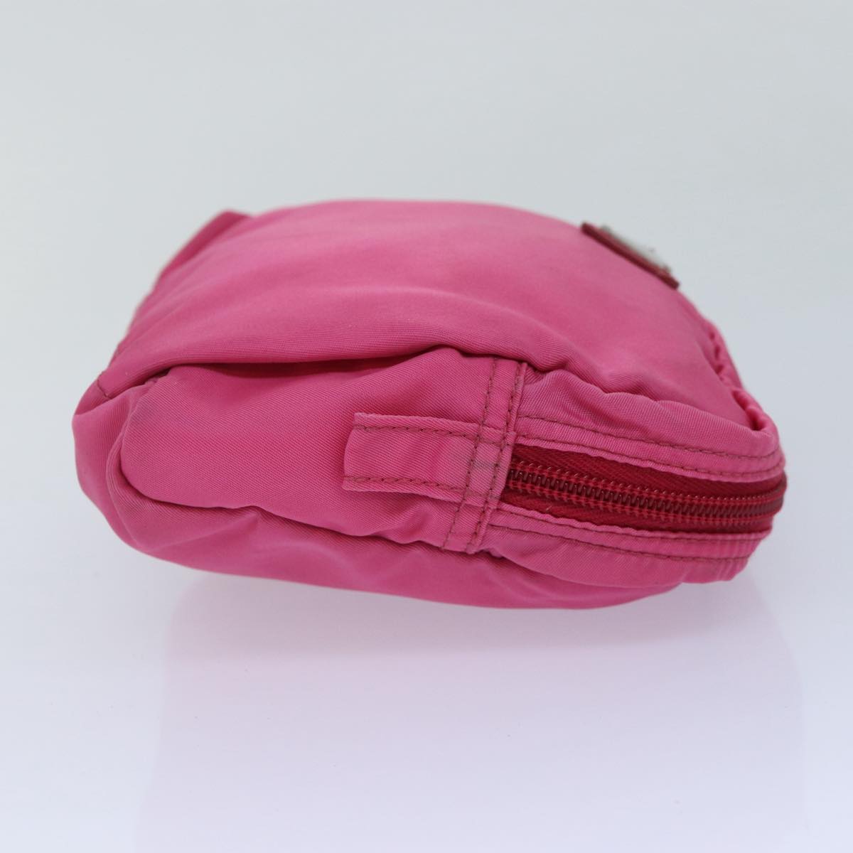 Luxury Prada Pouch Nylon Silver Pink 86890