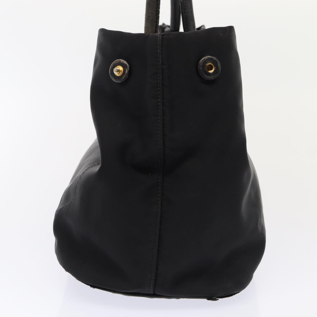 Luxury Prada Shoulder Bag Nylon Black Gold 87028