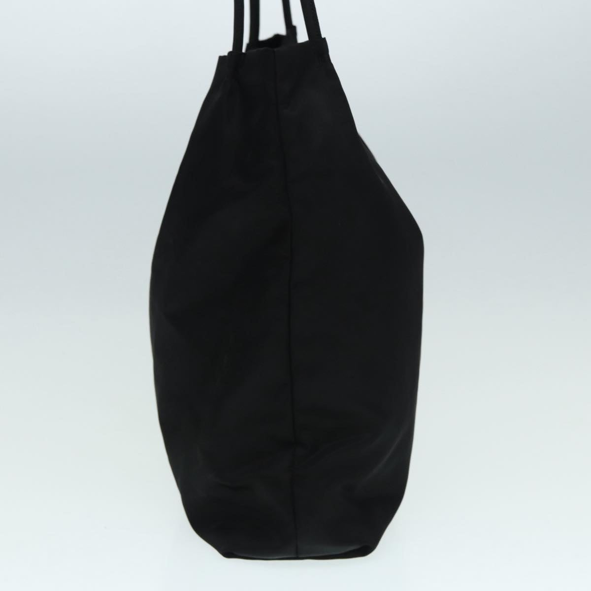Luxury Prada Tote Bag Nylon Black Silver 87172