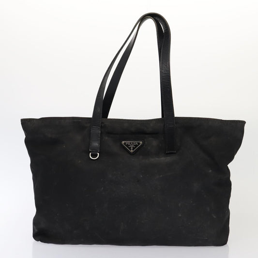 Luxury Prada Tote Bag Nylon 2Set Black Beige 87323