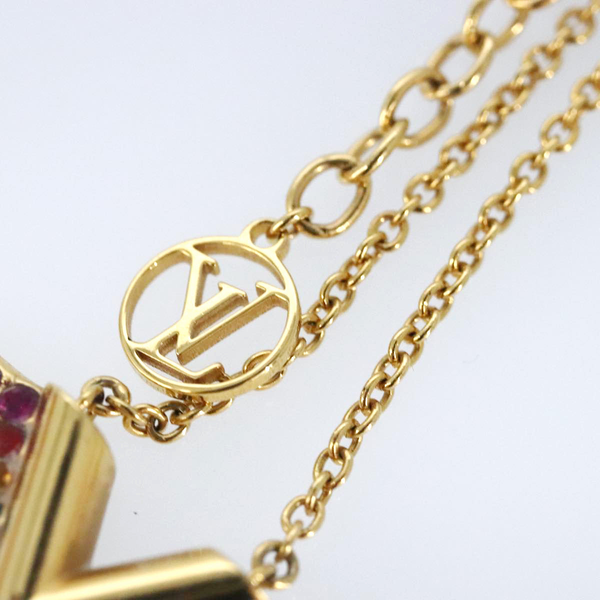 LOUIS VUITTON Collier Essential V California Dream Necklace M69617 LV 87377