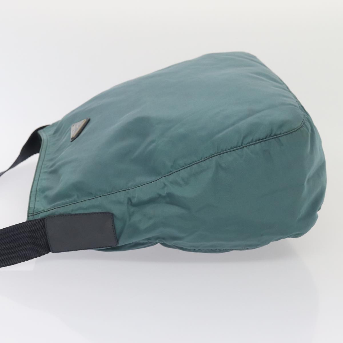Luxury Prada Shoulder Bag Nylon Green Silver 87423