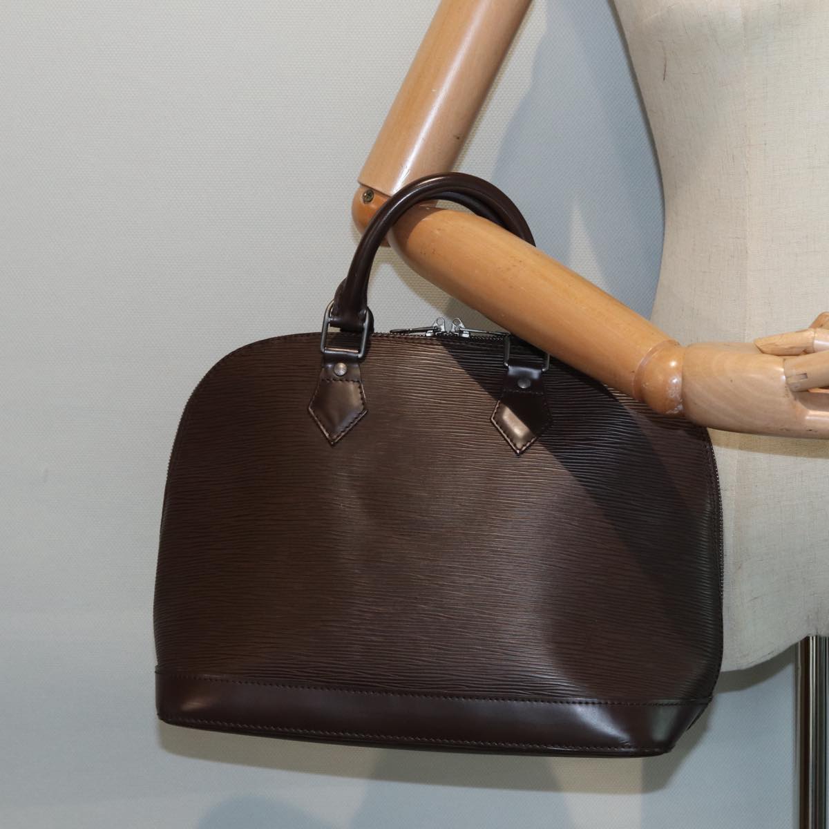 LOUIS VUITTON Epi Alma Hand Bag Mocha M5214D LV 87497