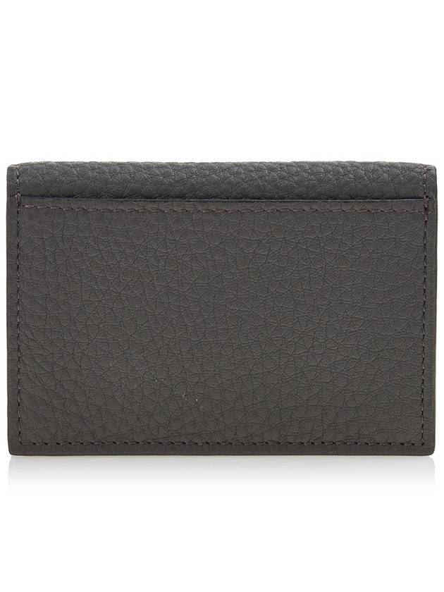 Luxury Fendi Baguette Card Wallet Grey